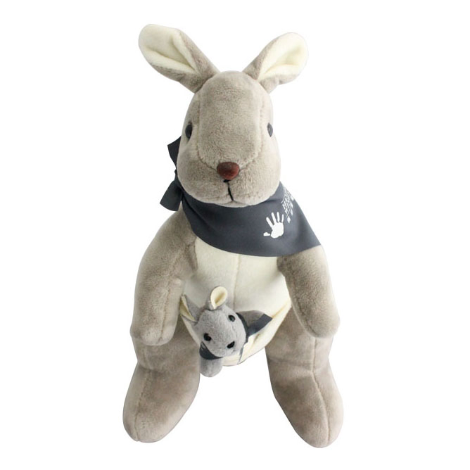 Custom Plush Kangaroo Stuffed Animal Toy - Soft Huggable Educational Kids Gift