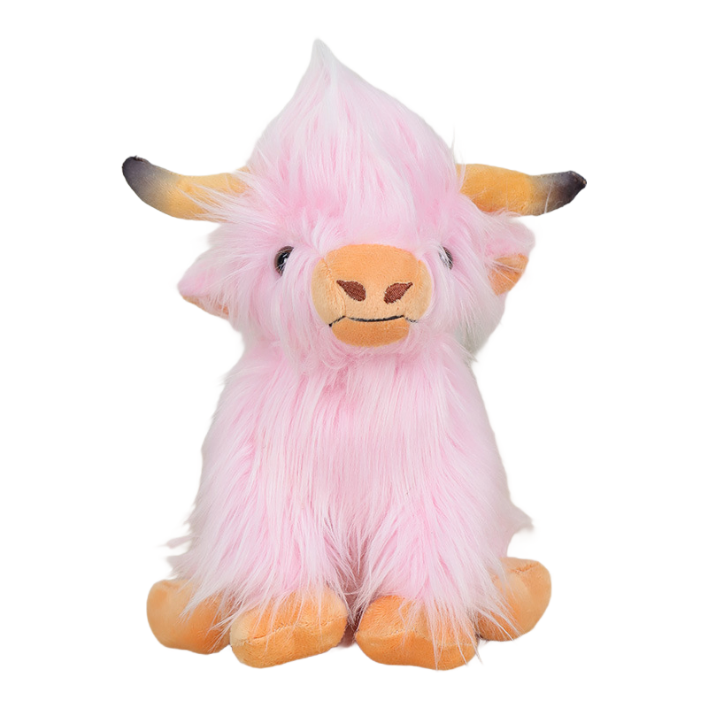 Wholesale Kawaii Highland Cow Plush Toy - Soft Stuffed Animal for Kids