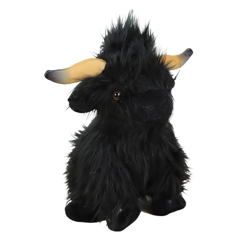 Wholesale Kawaii Highland Cow Plush Toy - Soft Stuffed Animal for Kids
