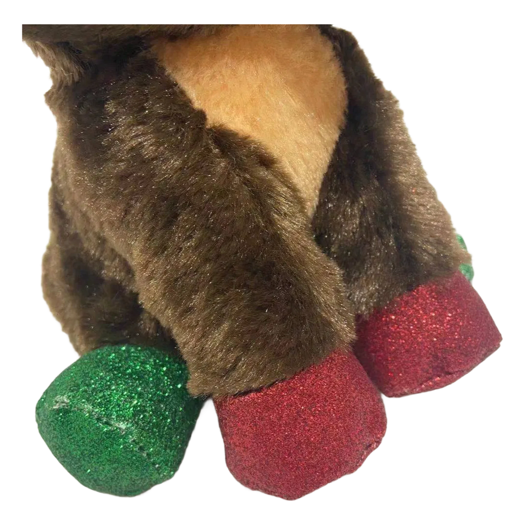 Christmas Plush Recording Repeating Reindeer Toy - Interactive Talking Animal Gift for Kids