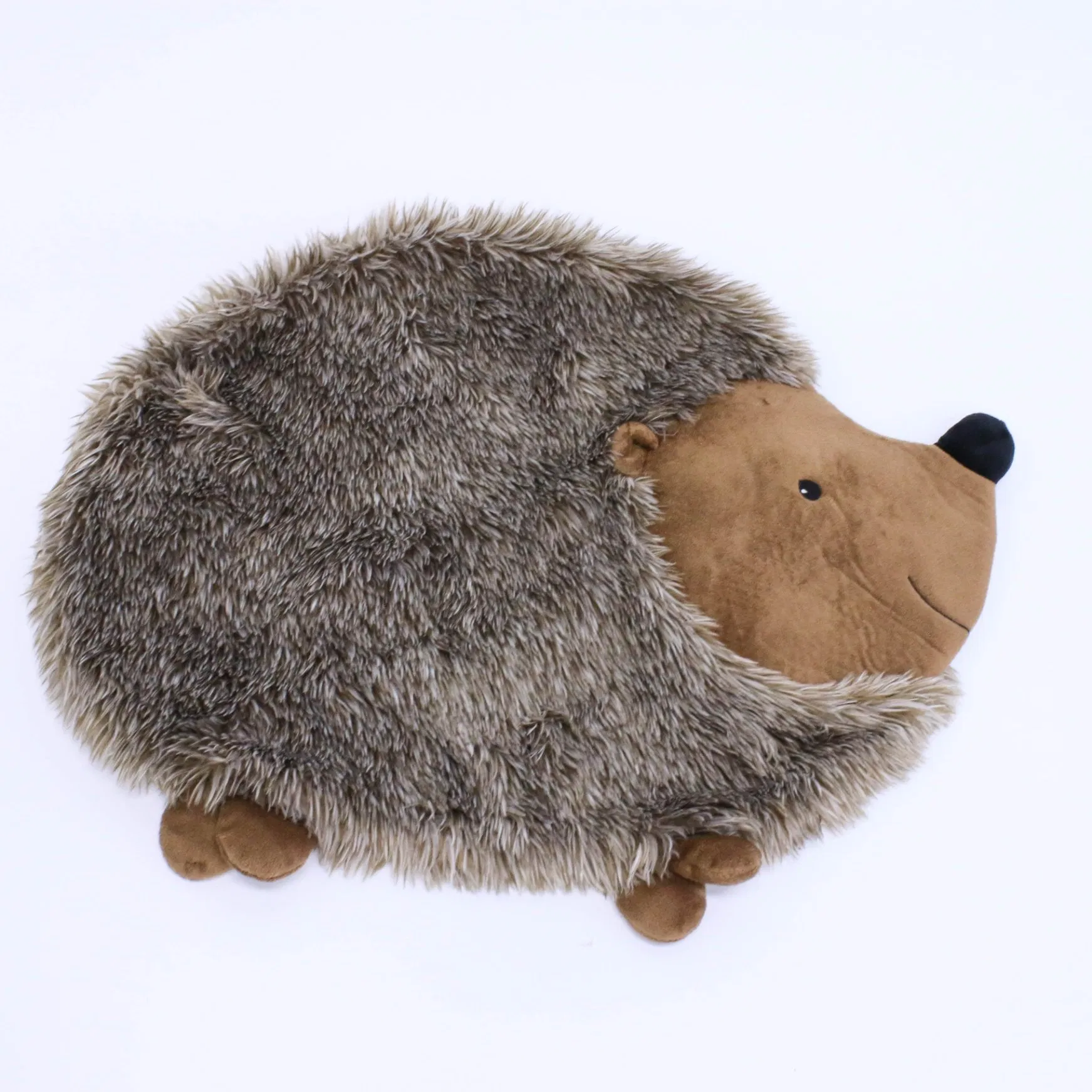 Wholesale Custom Hedgehog Plush Toy - Soft Comfort Animal Floor Mat for Kids and Pets