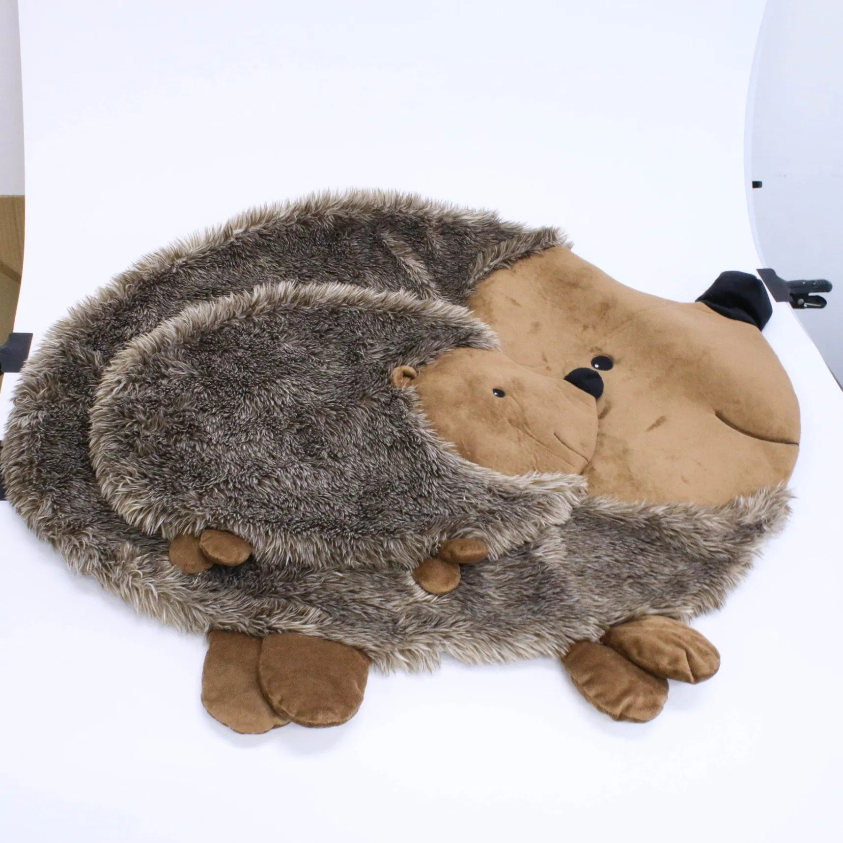 Wholesale Custom Hedgehog Plush Toy - Soft Comfort Animal Floor Mat for Kids and Pets