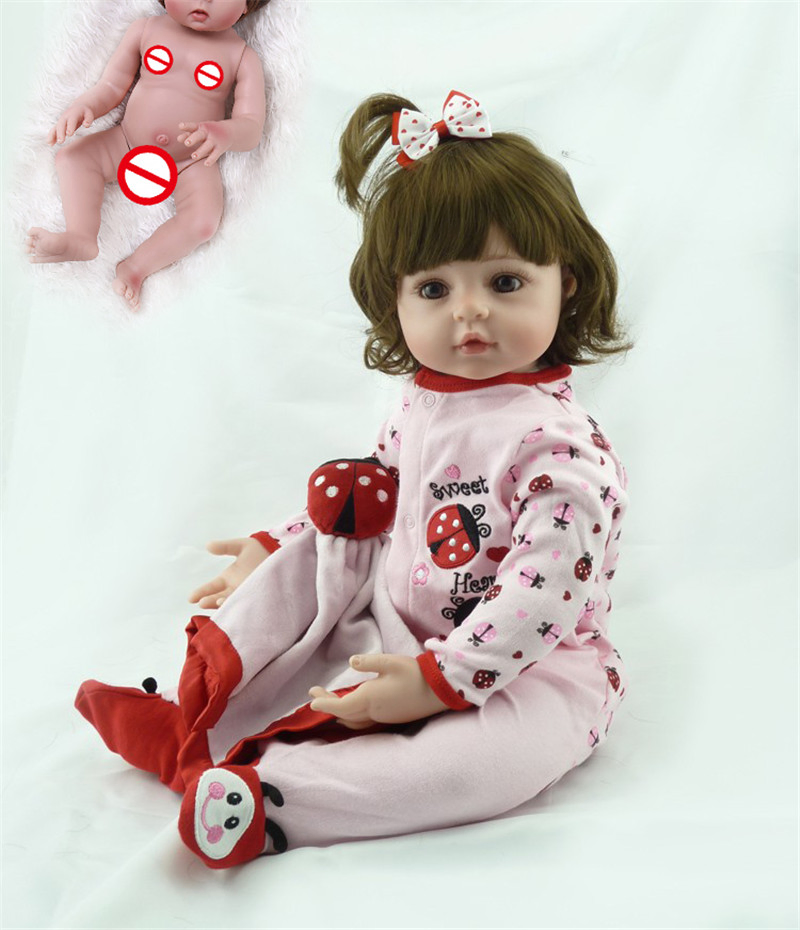 Premium Realistic Reborn Baby Dolls - 19 Inch Soft Silicone Lifelike Baby Doll for Kids