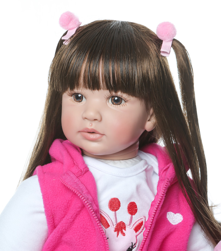 Lifelike Newborn Baby Dolls for Toddlers - 60cm Realistic Reborn Doll Christmas Gift