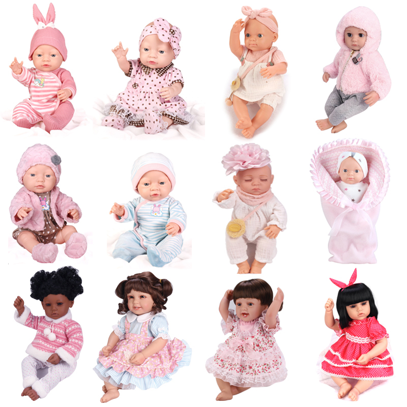 Wholesale Reborn Baby Dolls - 12/15/16/20 Inch Silicone Baby Dolls for Kids Play House Toys