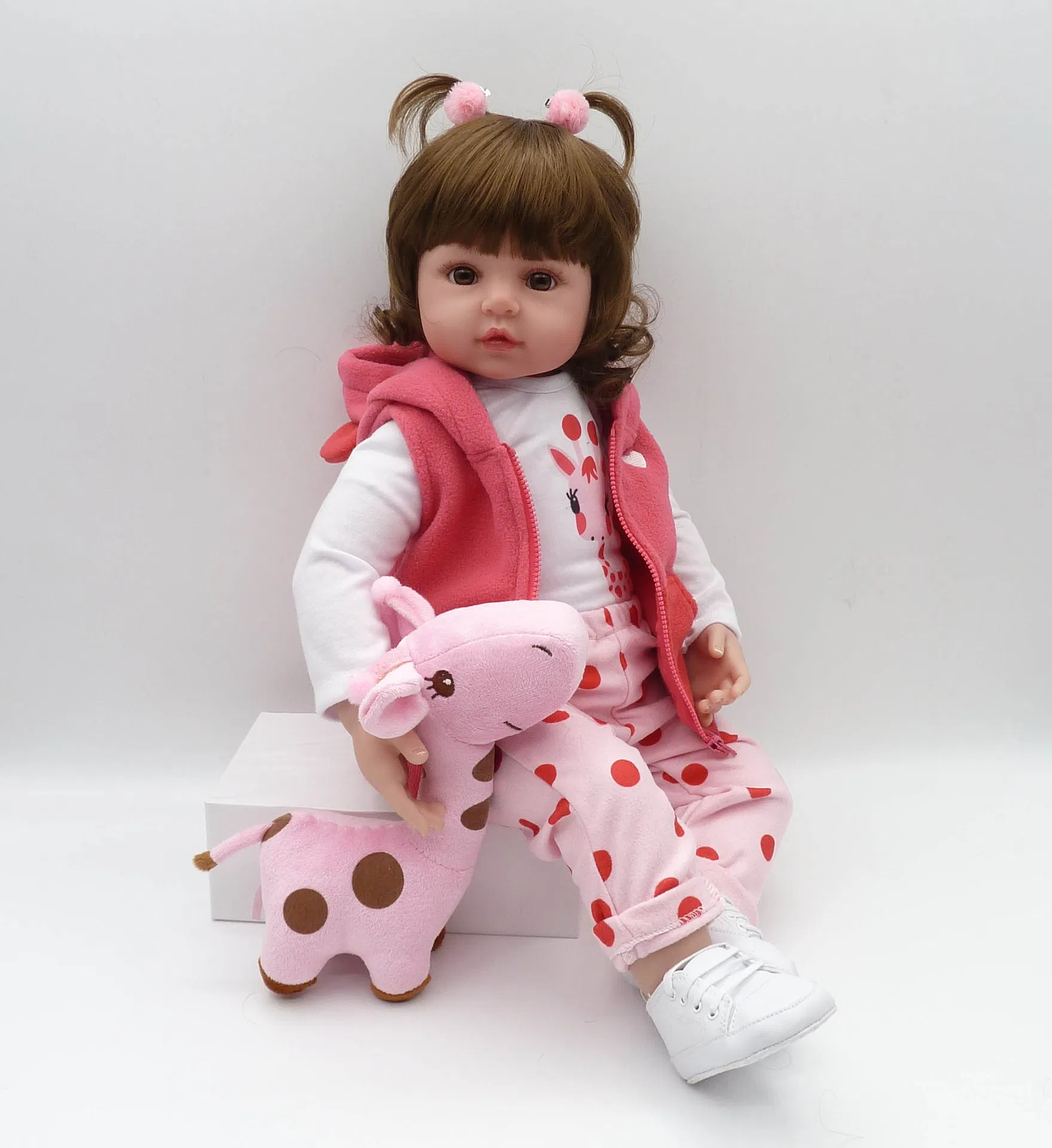 Wholesale 18 Inch Full Silicone Vinyl Reborn Baby Dolls for Kids Playmate and Birthday Gifts