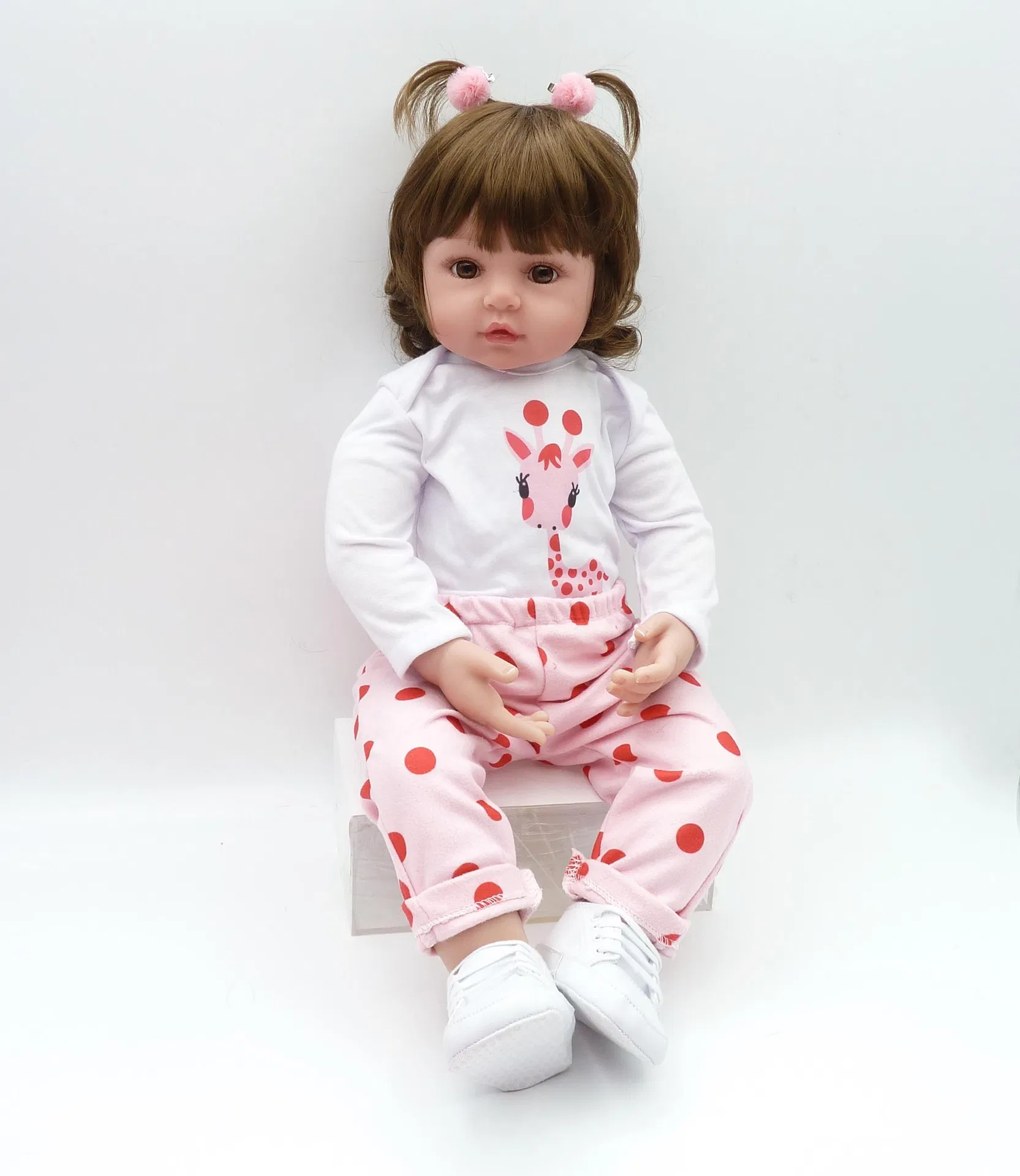 Wholesale 18 Inch Full Silicone Vinyl Reborn Baby Dolls for Kids Playmate and Birthday Gifts