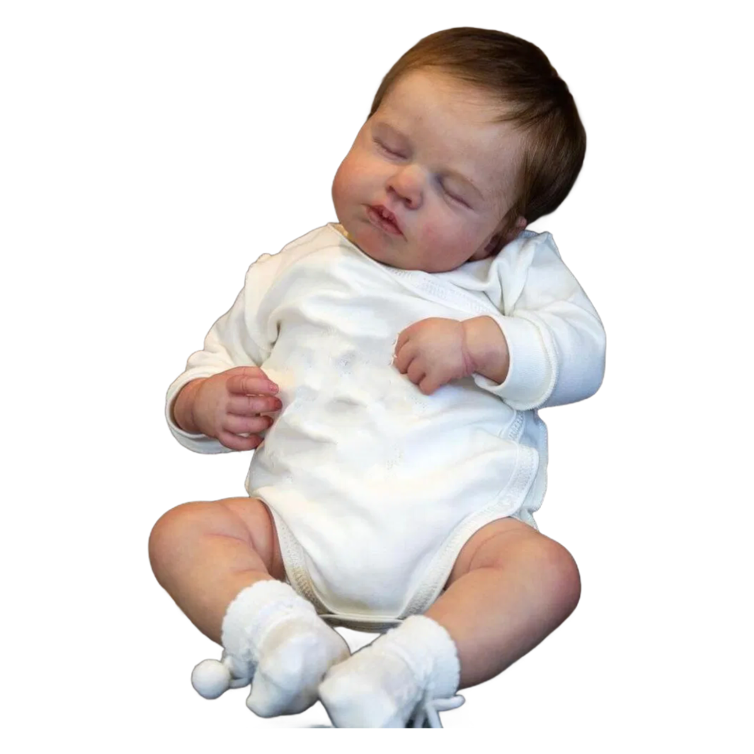 50cm Realistic Reborn Baby Doll - Handmade Silicone Sleeping Rosalie Lifelike Doll for Collectors