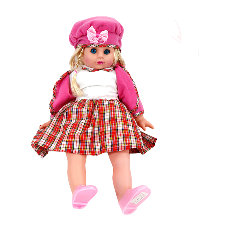 50cm Realistic Reborn Baby Doll with Long Hair - Premium Christmas Gift Toy for Kids