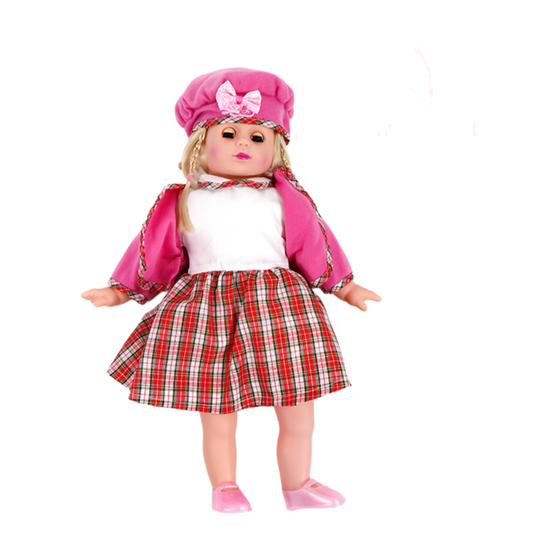 50cm Realistic Reborn Baby Doll with Long Hair - Premium Christmas Gift Toy for Kids
