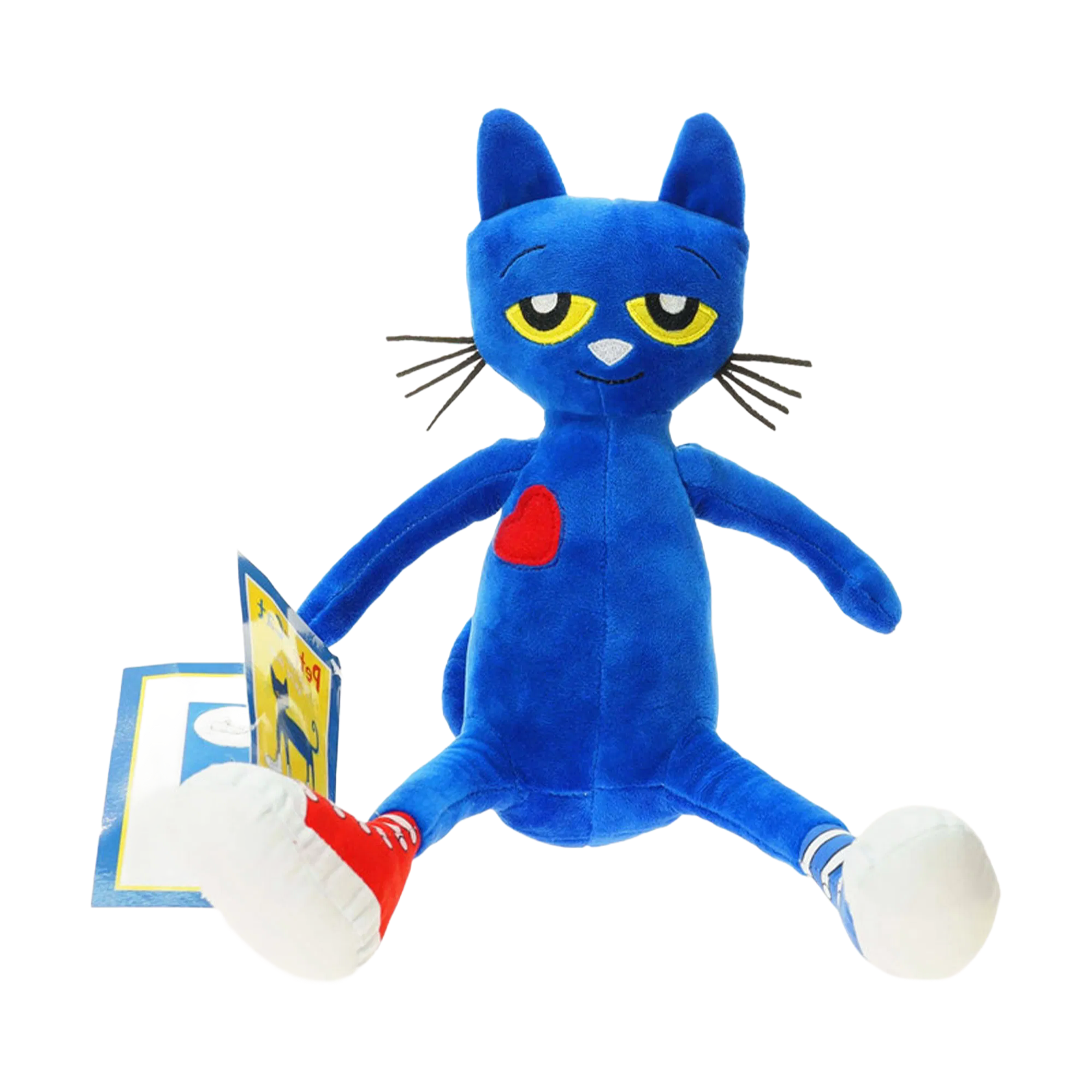 14.5-Inch Blue Pete The Cat Plush Doll - Soft Stuffed Animal Toy for Kids