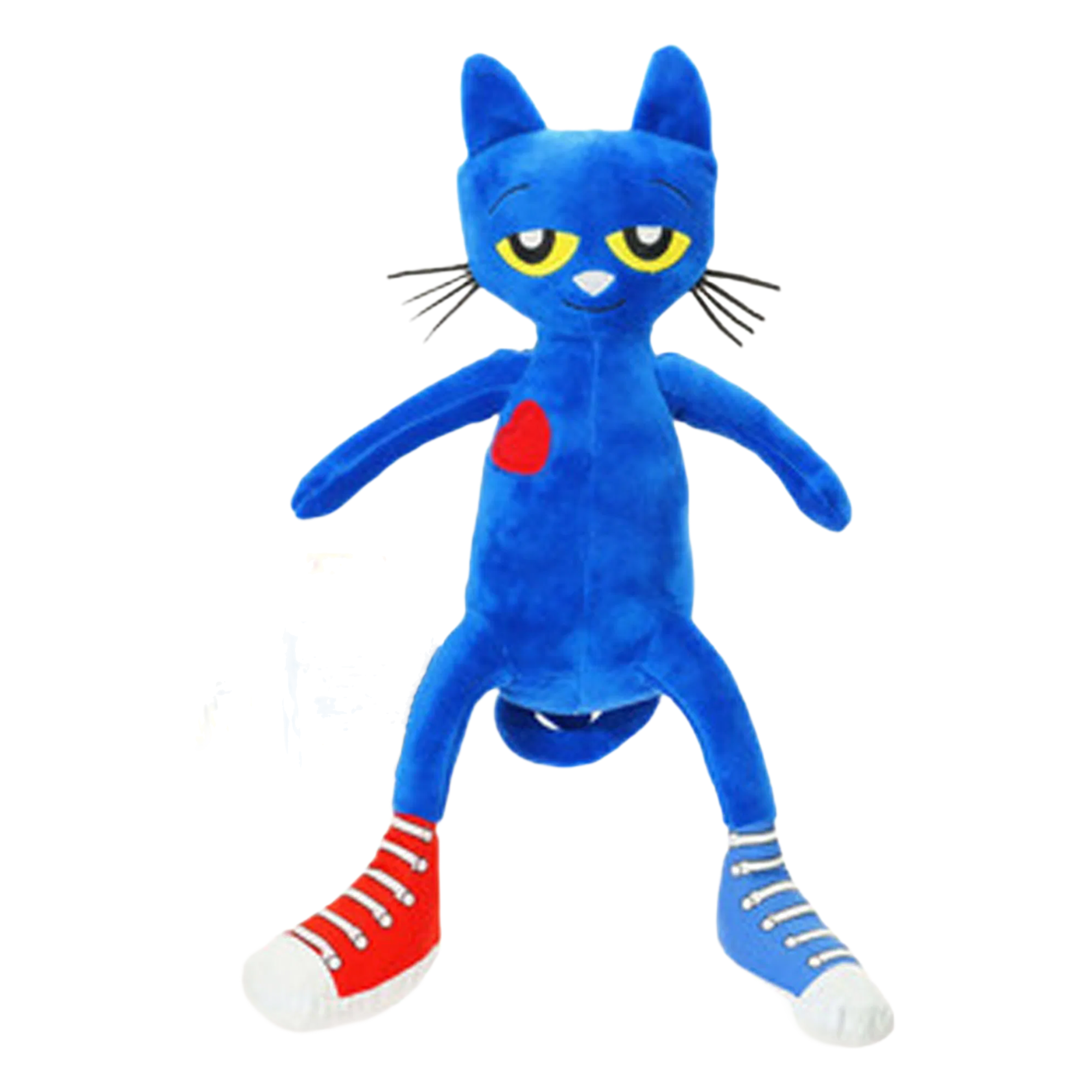 14.5-Inch Blue Pete The Cat Plush Doll - Soft Stuffed Animal Toy for Kids