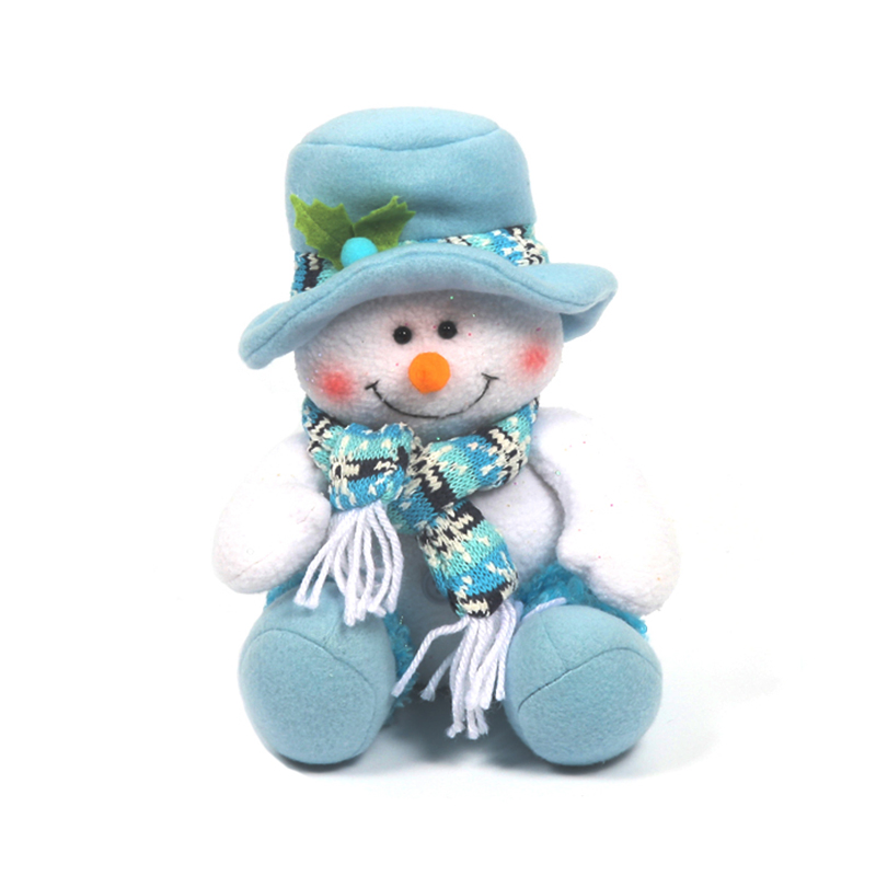 Customizable Baby First Christmas Snowman Doll - Bulk Fleece Fabric Holiday Decorations