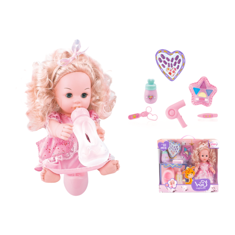 Customizable 14 Inch Educational Blowing Doll with IC Voice Function for Child Development