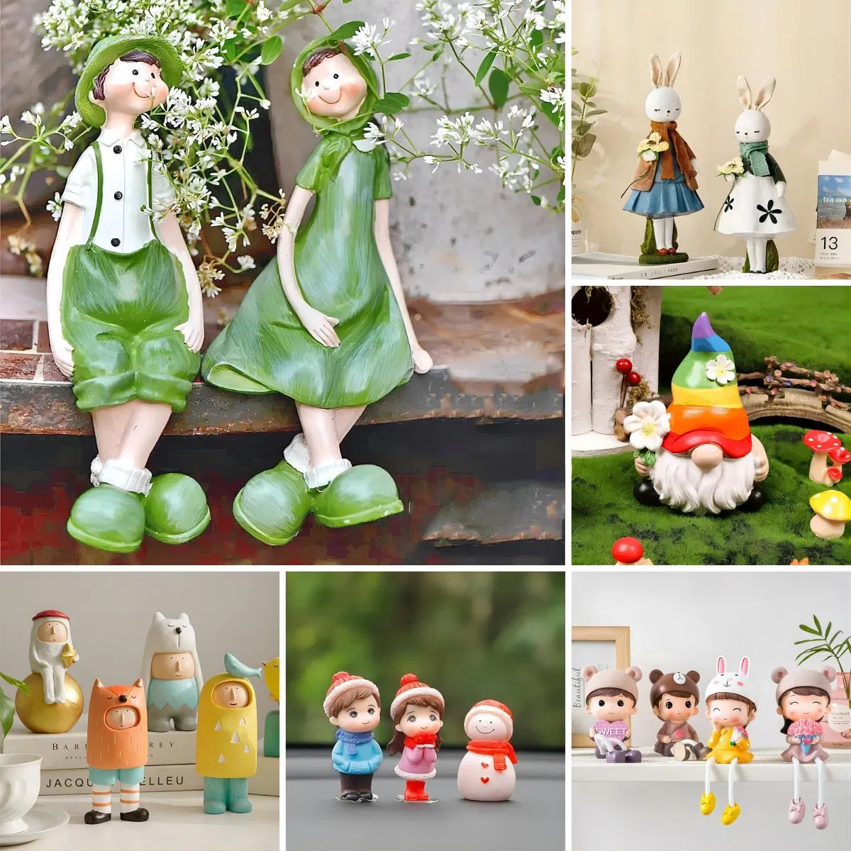 Wholesale Handmade Resin Crafts Manufacturer for Wall and Garden Decor