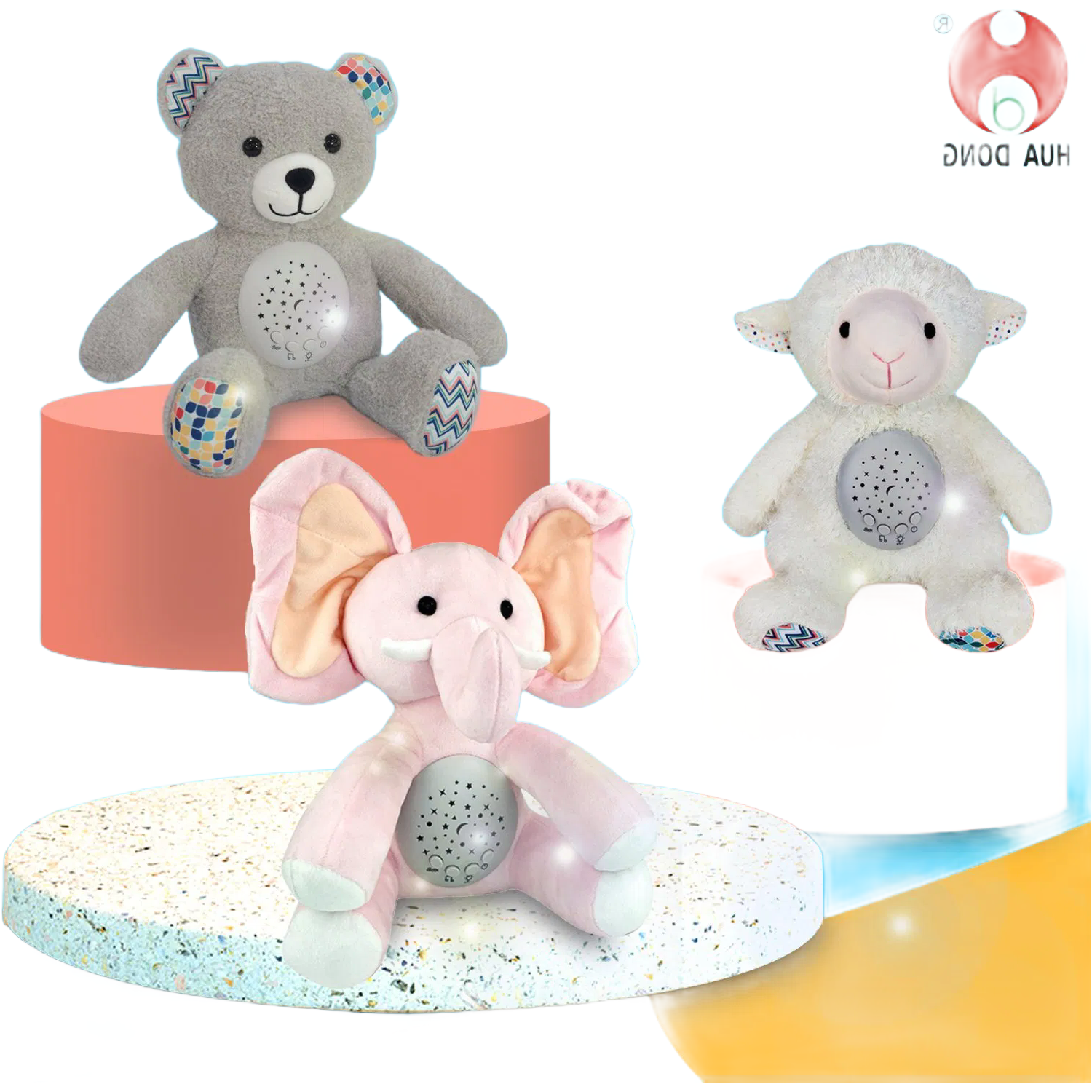 Best Baby Star Projector Plush Toy with Music and Lights for Soothing Sleep and Playtime