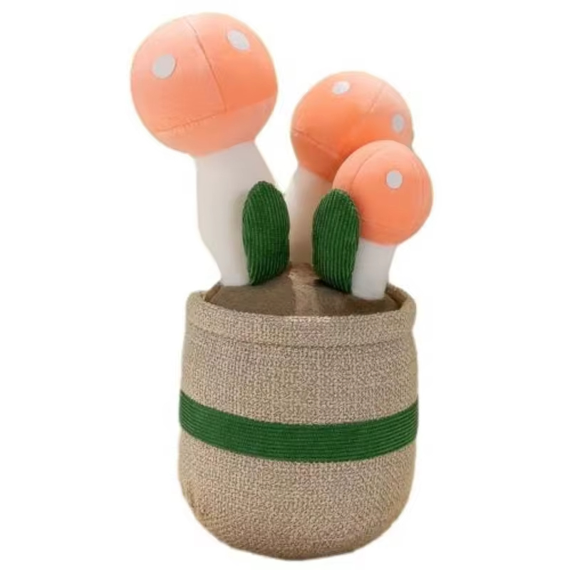 Wholesale Custom Mushroom Simulation Dolls for Kids - Soft Plush Plant Toys Manufacturer