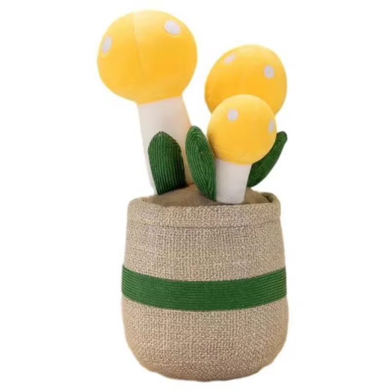 Wholesale Custom Mushroom Simulation Dolls for Kids - Soft Plush Plant Toys Manufacturer