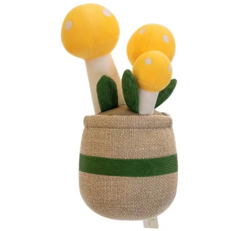 Wholesale Custom Mushroom Simulation Dolls for Kids - Soft Plush Plant Toys Manufacturer