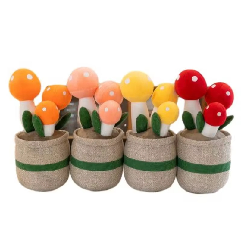 Wholesale Custom Mushroom Simulation Dolls for Kids - Soft Plush Plant Toys Manufacturer