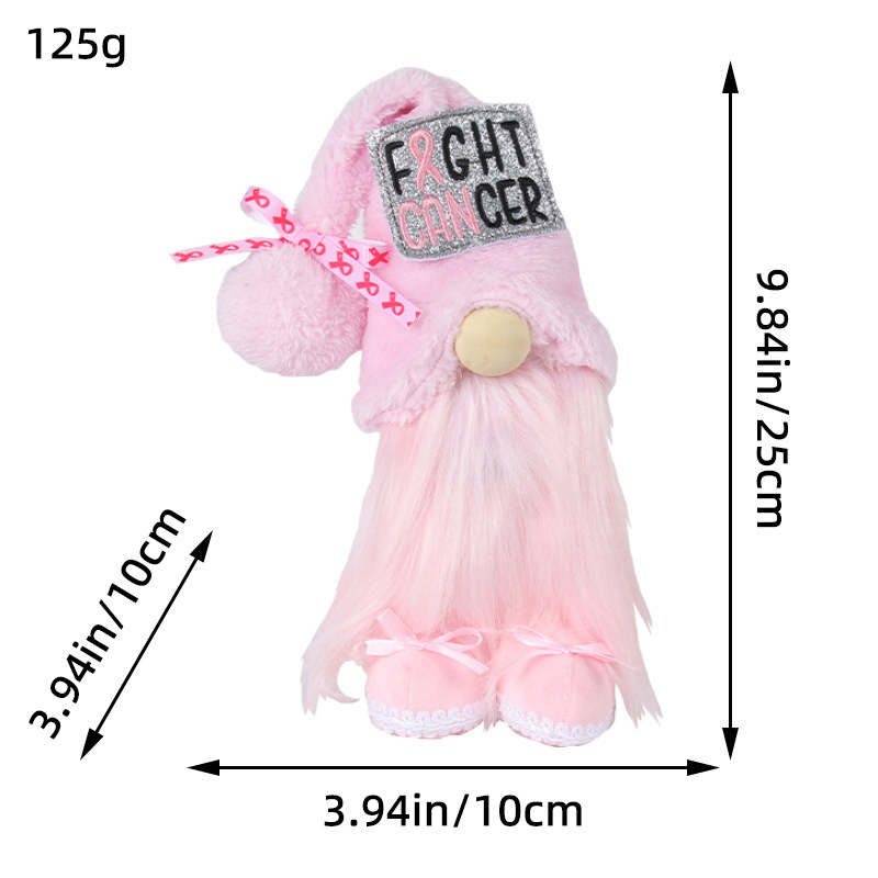 Pink Christmas Santa Claus Doll Decoration - Festive Holiday Home Decor