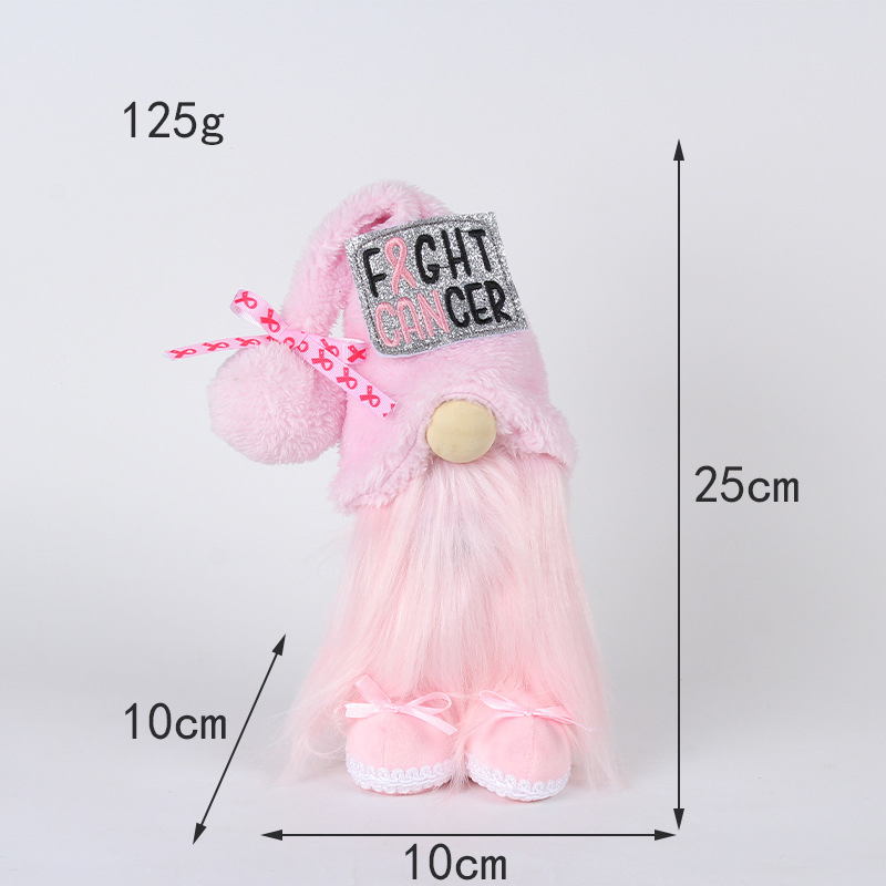 Pink Christmas Santa Claus Doll Decoration - Festive Holiday Home Decor