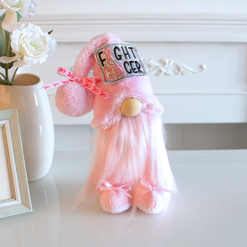 Pink Christmas Santa Claus Doll Decoration - Festive Holiday Home Decor