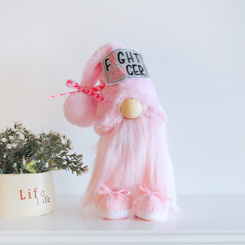Pink Christmas Santa Claus Doll Decoration - Festive Holiday Home Decor