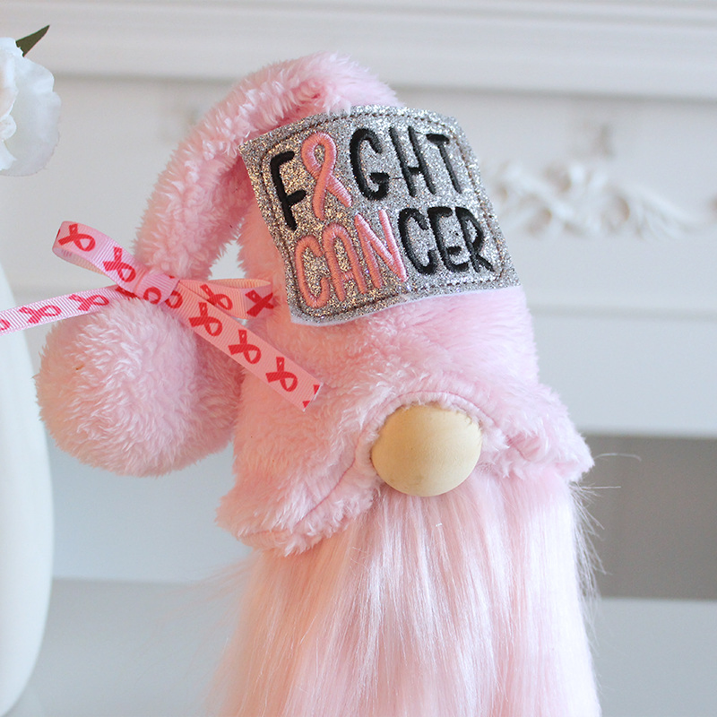 Pink Christmas Santa Claus Doll Decoration - Festive Holiday Home Decor