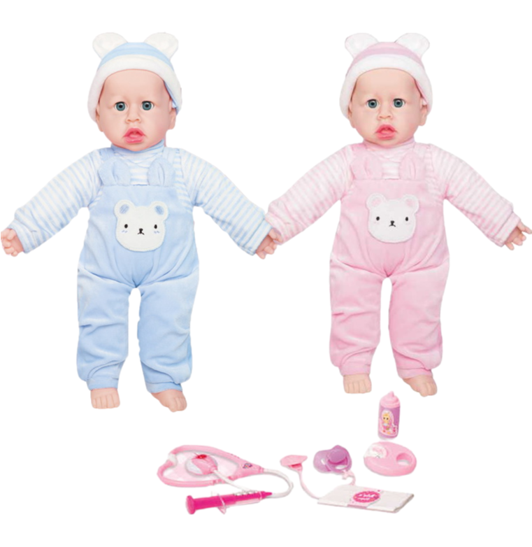 Simulation Breathe Baby Doll with Smart Interactive Features for Pretend Play and Early Education