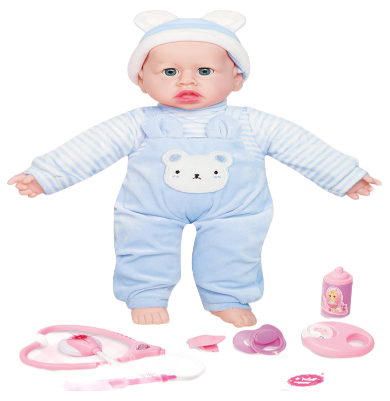 Simulation Breathe Baby Doll with Smart Interactive Features for Pretend Play and Early Education