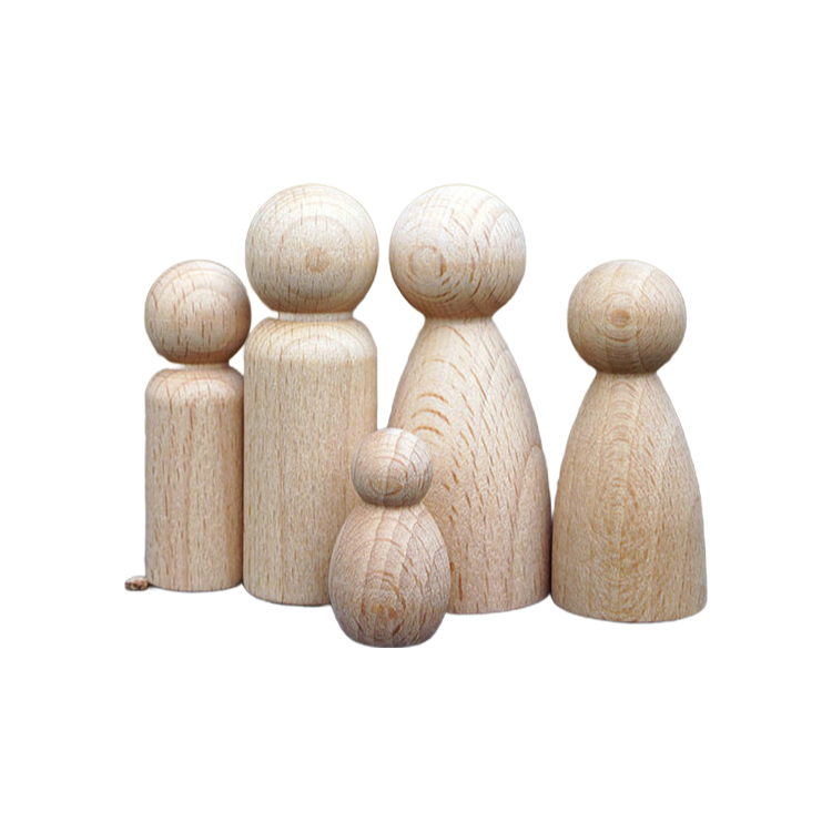 Manufacturer Price DIY Wooden Toy Dolls for 3-8 Years Old Kids - MOQ 1000 Sets