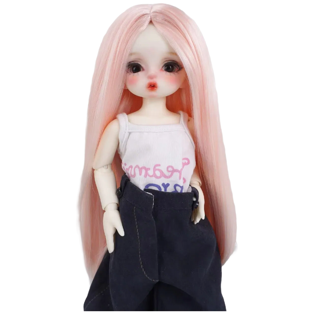 Fstyler Synthetic Mohair Doll Wigs - Long Straight BJD Wig in Various Colors for Collectors