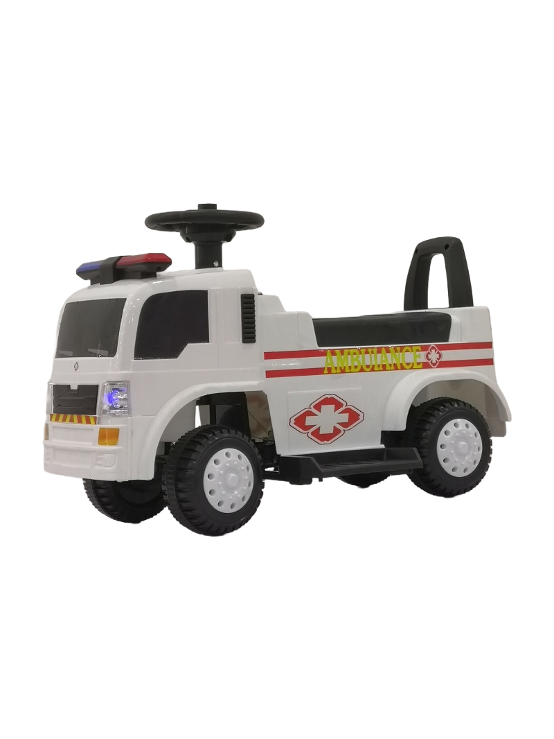 Kids Electric Ride-On Fire Truck Toy with Bluetooth Remote Control - 6V Battery Powered