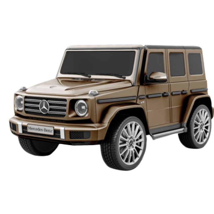 Premium Licensed Mercedes-Benz G500 Ride-On Toy Car with Suspension System - Remote Control & Electric Pedal for Kids