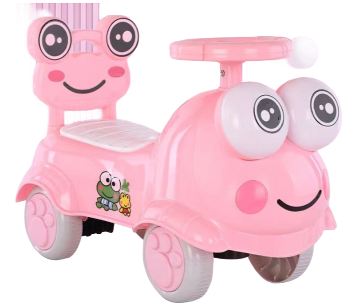 Wholesale Plastic Swing Ride-On Car for Toddlers with 4 Wheels and 66 Lbs Capacity