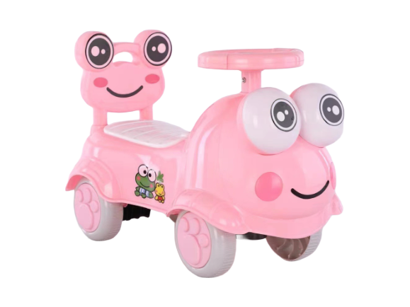 Wholesale Plastic Swing Ride-On Car for Toddlers with 4 Wheels and 66 Lbs Capacity