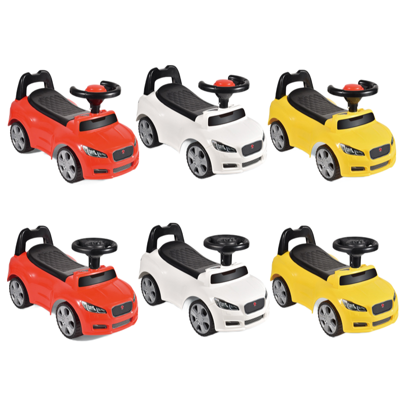 Bulk Order Children's Four Wheeler Push Cars - Durable Plastic Walker Toys for Boys & Girls