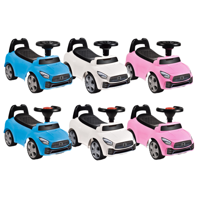 Bulk Order Children's Four Wheeler Push Cars - Durable Plastic Walker Toys for Boys & Girls