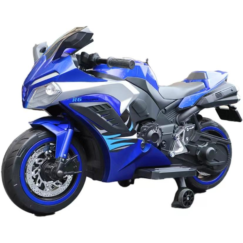 High Quality 12V7AH Battery Children Electric Motorcycle for Kids Age 3-9 Years
