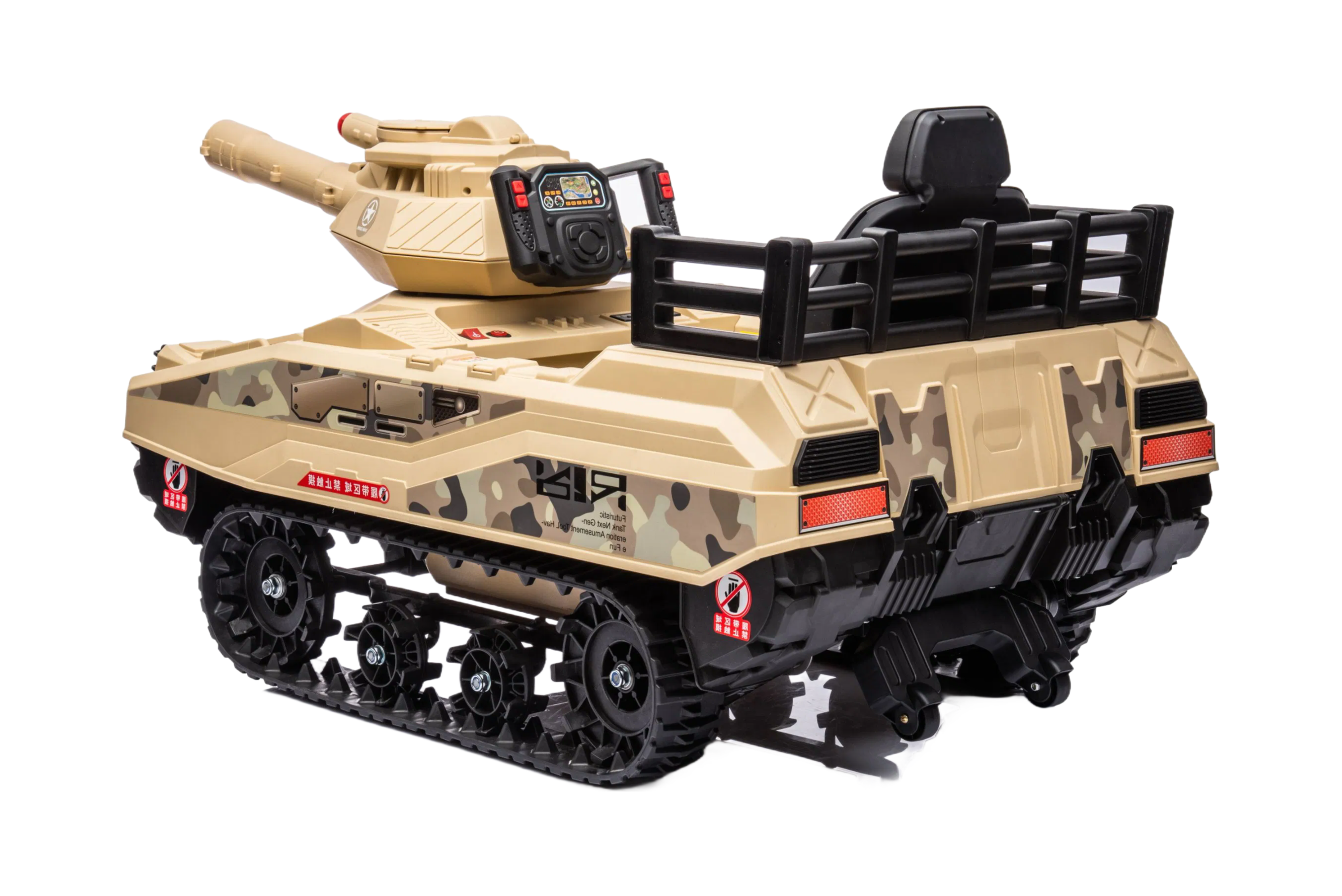 Wholesale 24V Ride On Tank Toy with Simulated Tracks and Three Speed Options for Boys & Girls