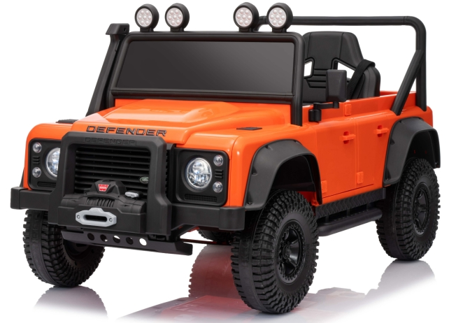 12V/24V Land Rover Defender 110 SVX Licensed Ride-On Car with 2.4G Remote Control for Kids