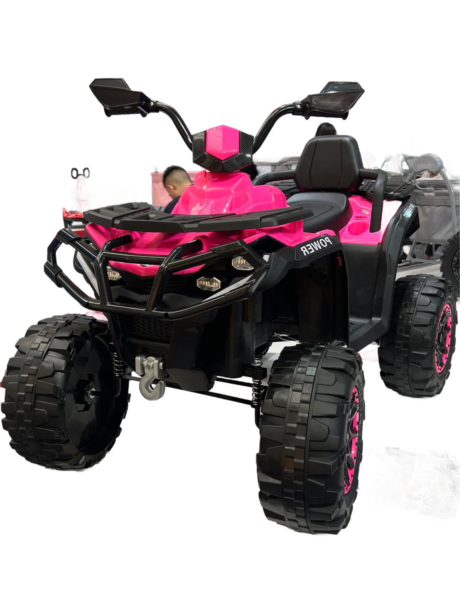 Kids Electric Quad Bike with USB Music Player and Four Wheel Suspension System