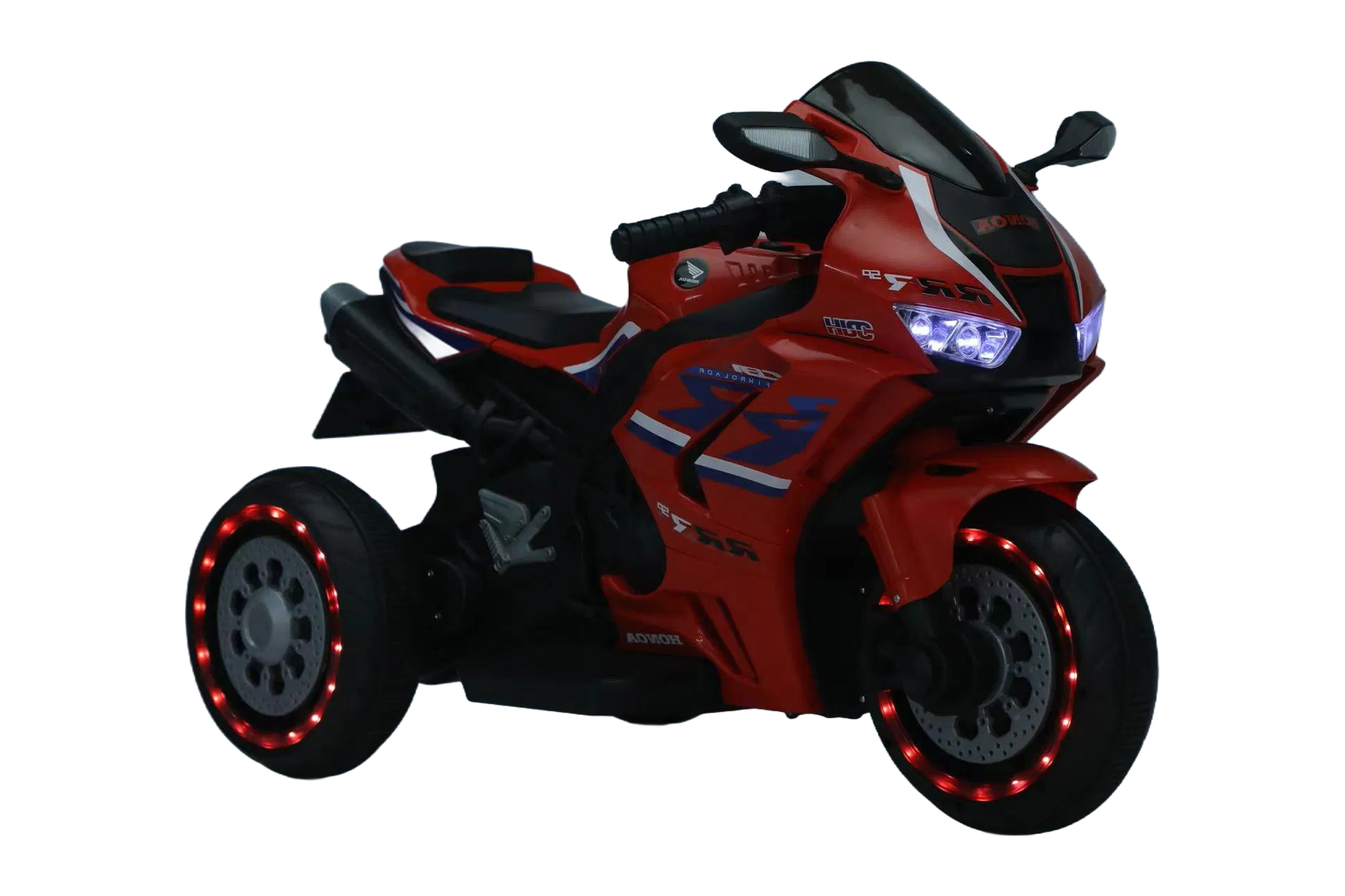 Wholesale High-Quality Children's Electric Toy Car with 6V7 Battery and Colorful Luminous Wheels