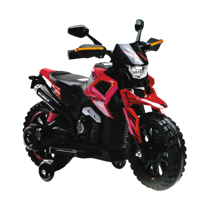 Factory Supply Electric Ride-on Toy Motorcycle Plastic Body Suitable for Kids Age 3-8