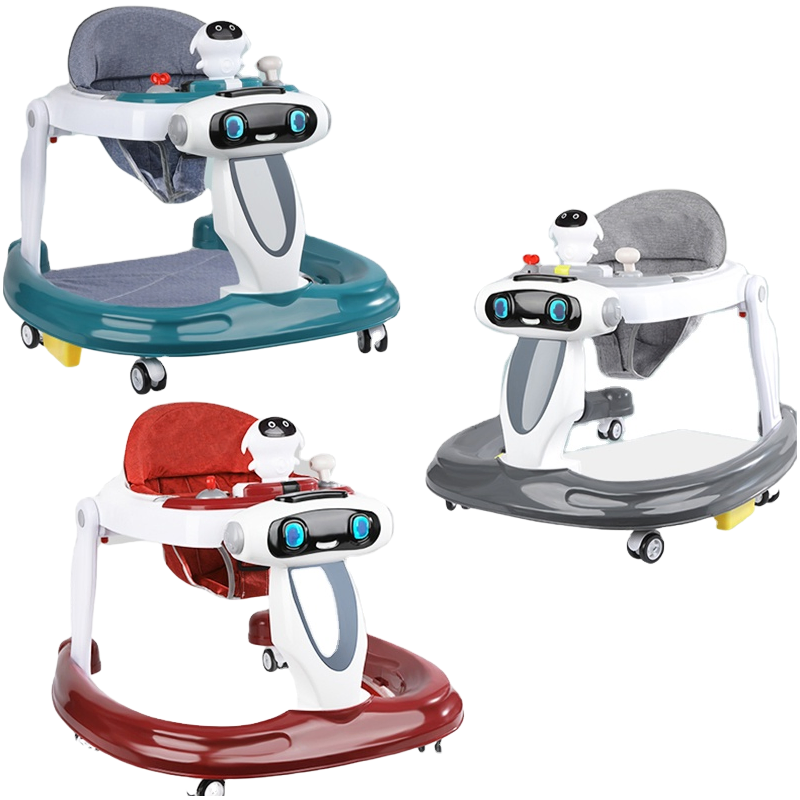 Custom Logo Baby Walker with Mute Wheels for Toddlers 1-2.5 Years Old