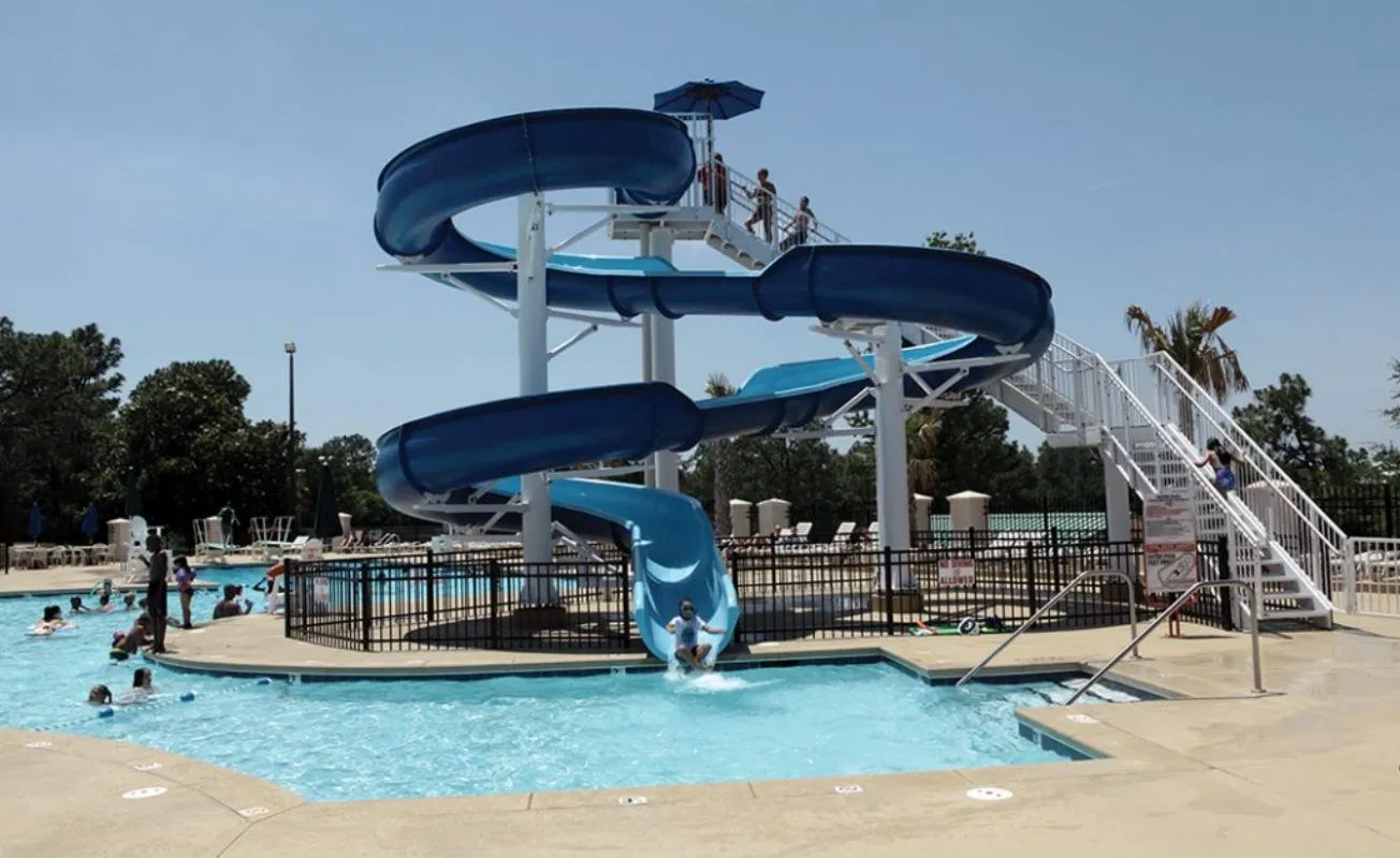 Custom Commercial Water Slides for Water Parks - High Quality Fiberglass Construction