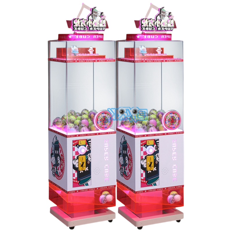 Wholesale Super Cube Capsule Toy Vending Game Machine for Amusement Parks