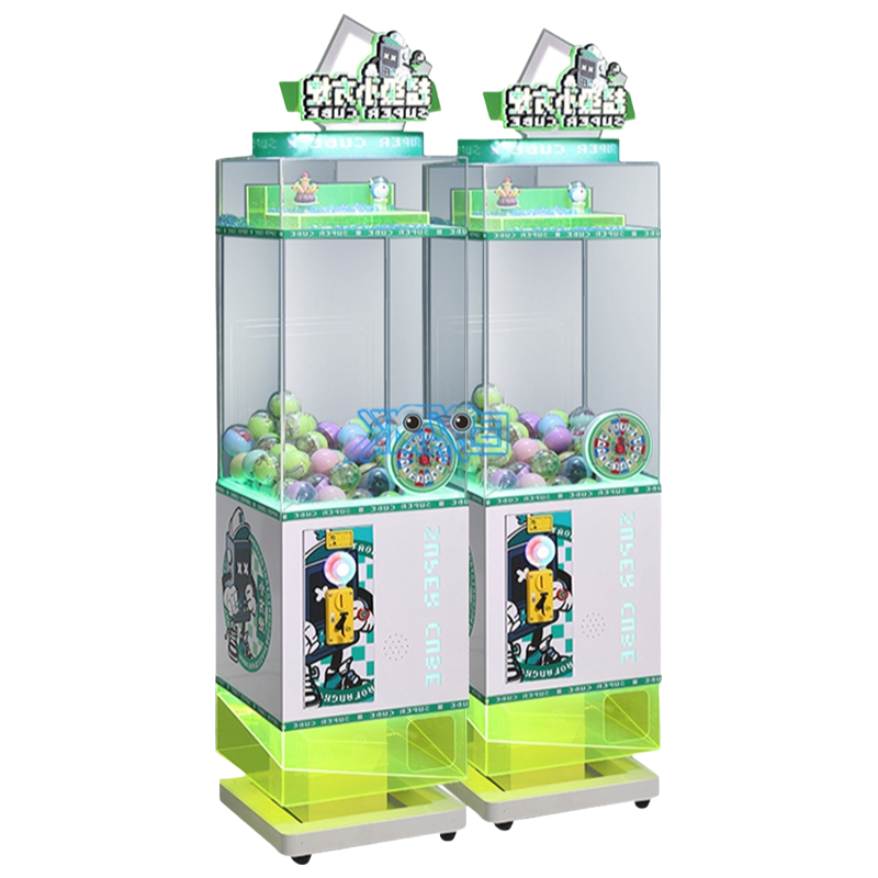 Wholesale Super Cube Capsule Toy Vending Game Machine for Amusement Parks