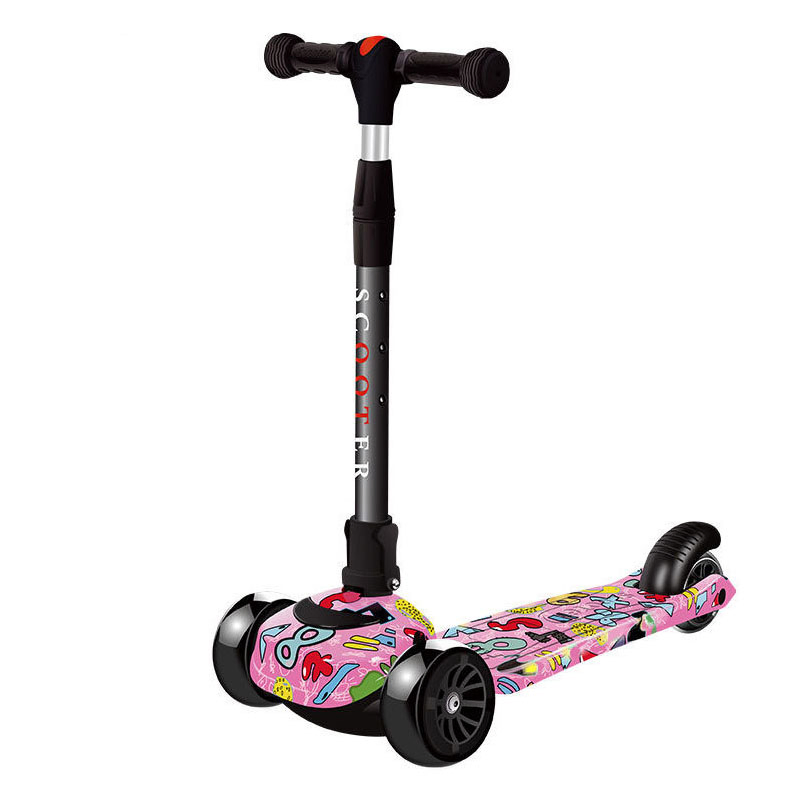 Wholesale Foldable Aluminum & Plastic Children Scooter for Indoor Outdoor Use